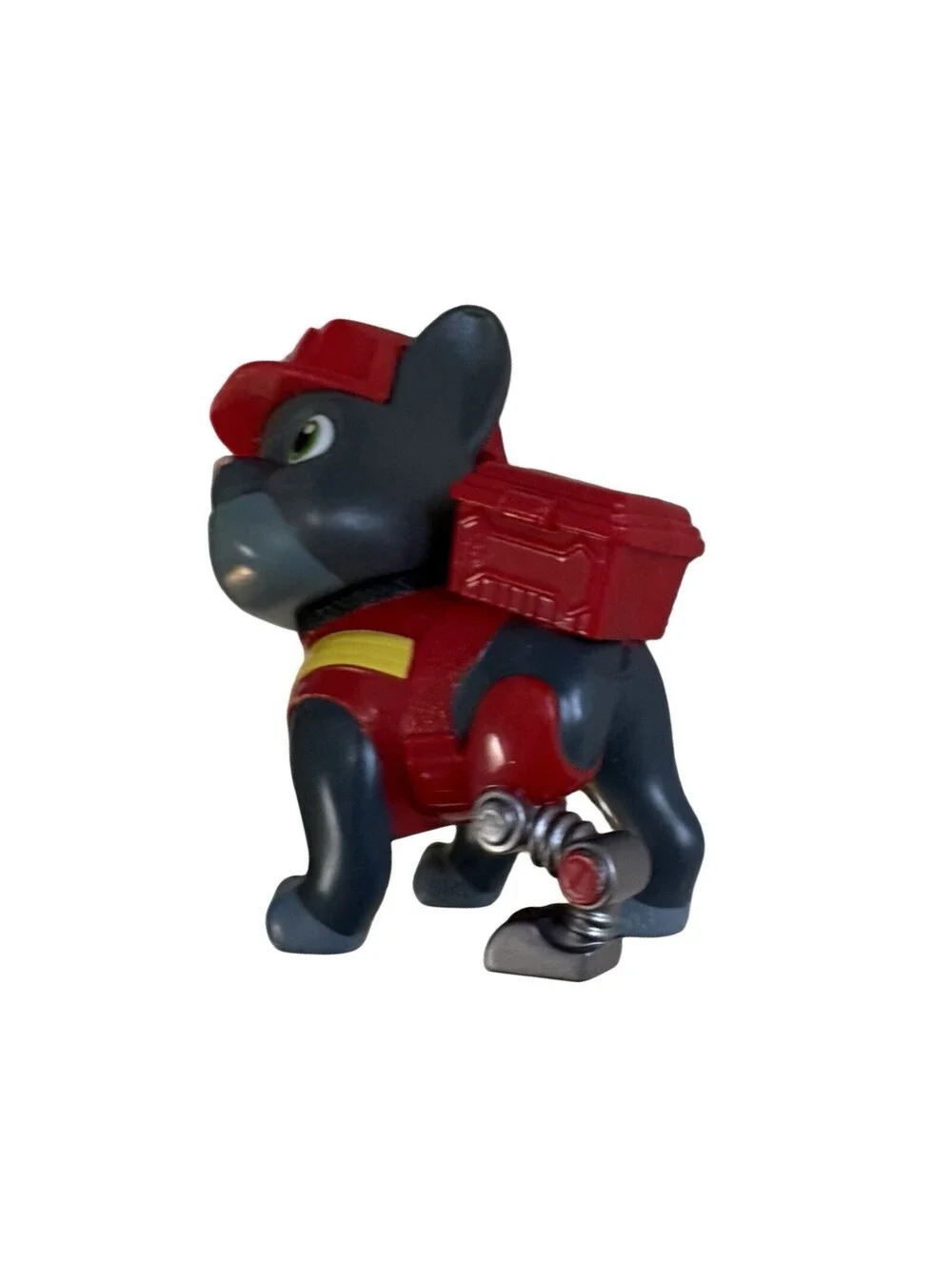 Paw Patrol Rubble & Crew CHARGER 2.5” Puppy Dog Figure Spin Master LOOSE
